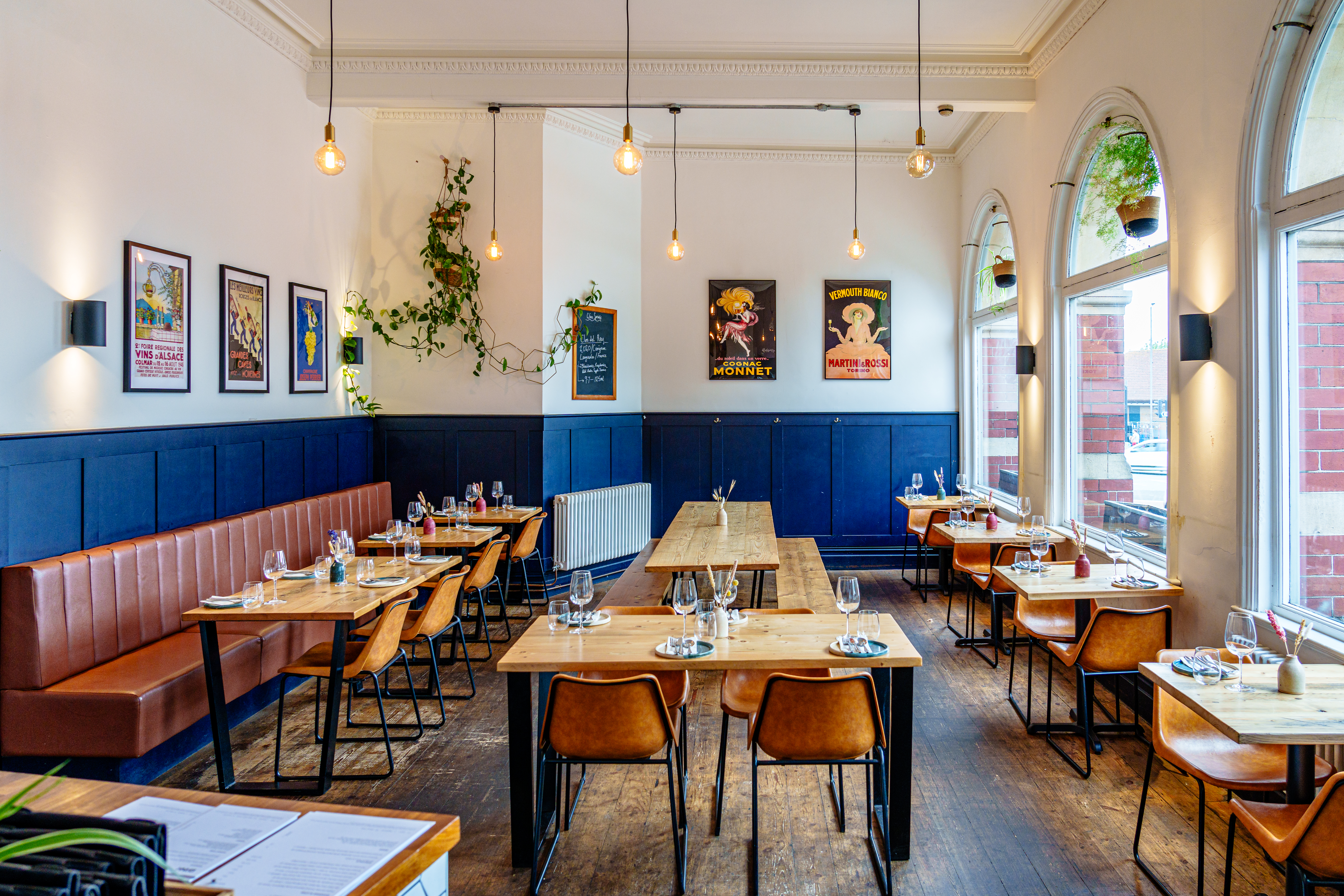 BANK restaurant dining room, Totterdown, Bristol